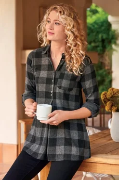 Soft Surroundings Tops|Tunics & Leggings-Mad About Plaid Tunic