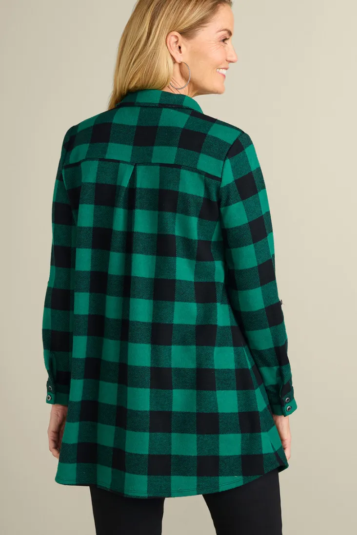 Soft Surroundings Tops|Tunics & Leggings-Mad About Plaid Tunic