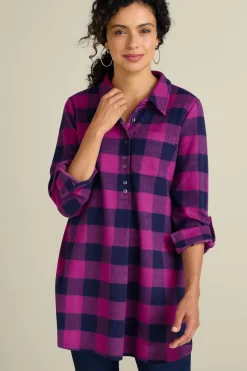 Soft Surroundings Tops|Tunics & Leggings-Mad About Plaid Tunic