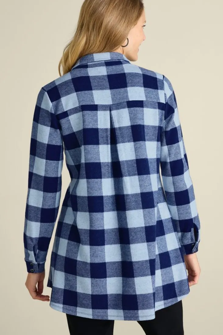 Soft Surroundings Tops|Tunics & Leggings-Mad About Plaid Tunic