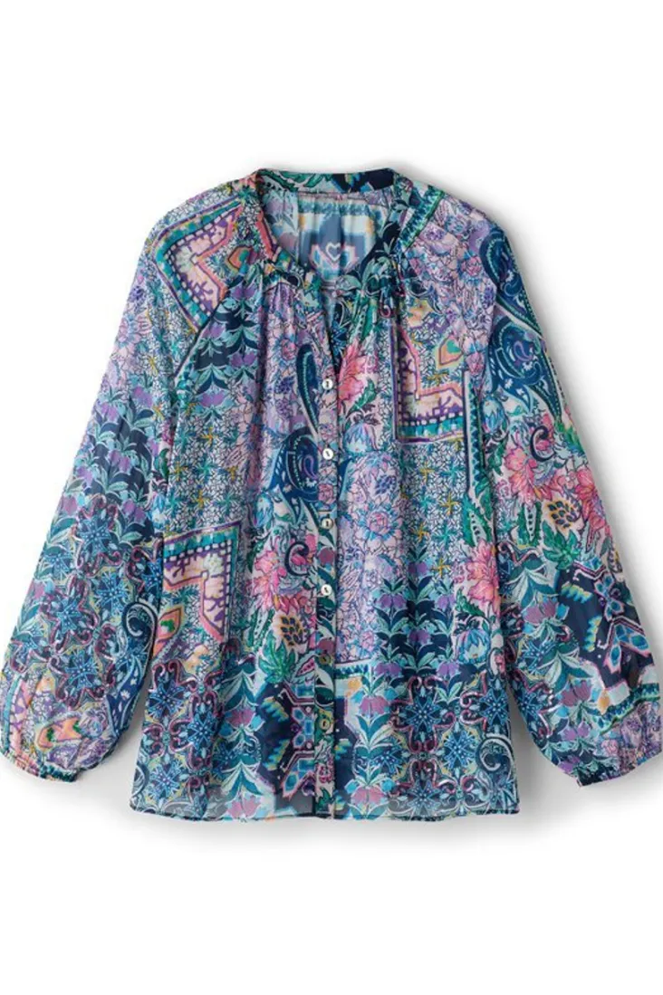 Soft Surroundings Tops-Maisie Long Sleeve Top