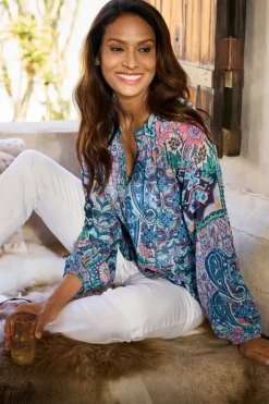 Soft Surroundings Tops-Maisie Long Sleeve Top