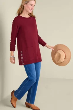 Soft Surroundings Tops-Make It Snappy Pullover