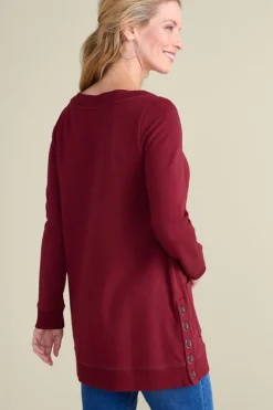Soft Surroundings Tops-Make It Snappy Pullover