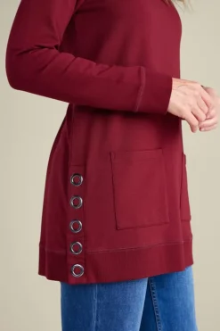 Soft Surroundings Tops-Make It Snappy Pullover