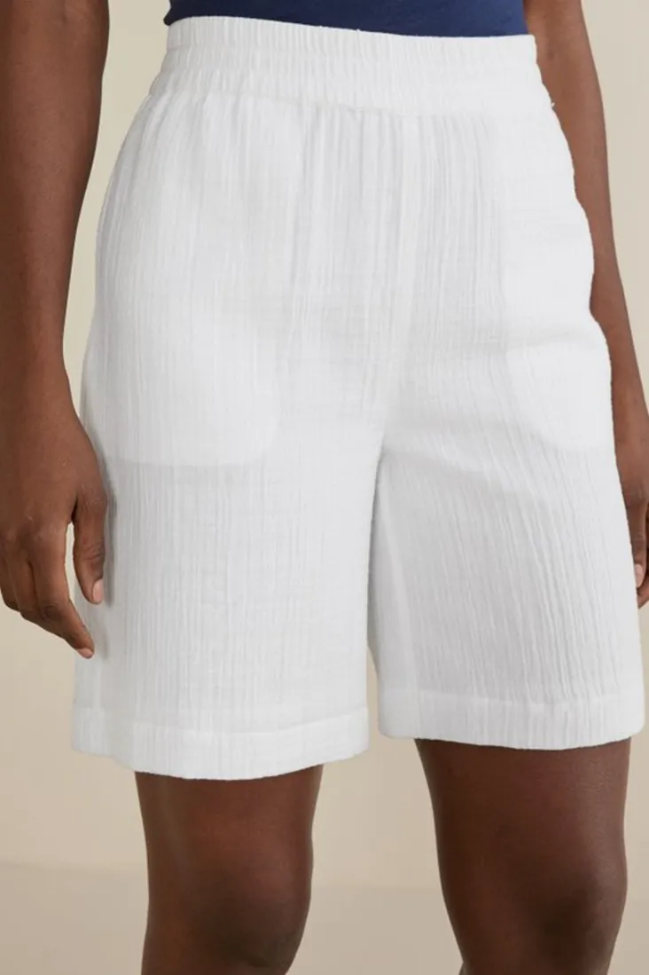 Soft Surroundings Pants|Shorts-Marilla Gauze Shorts