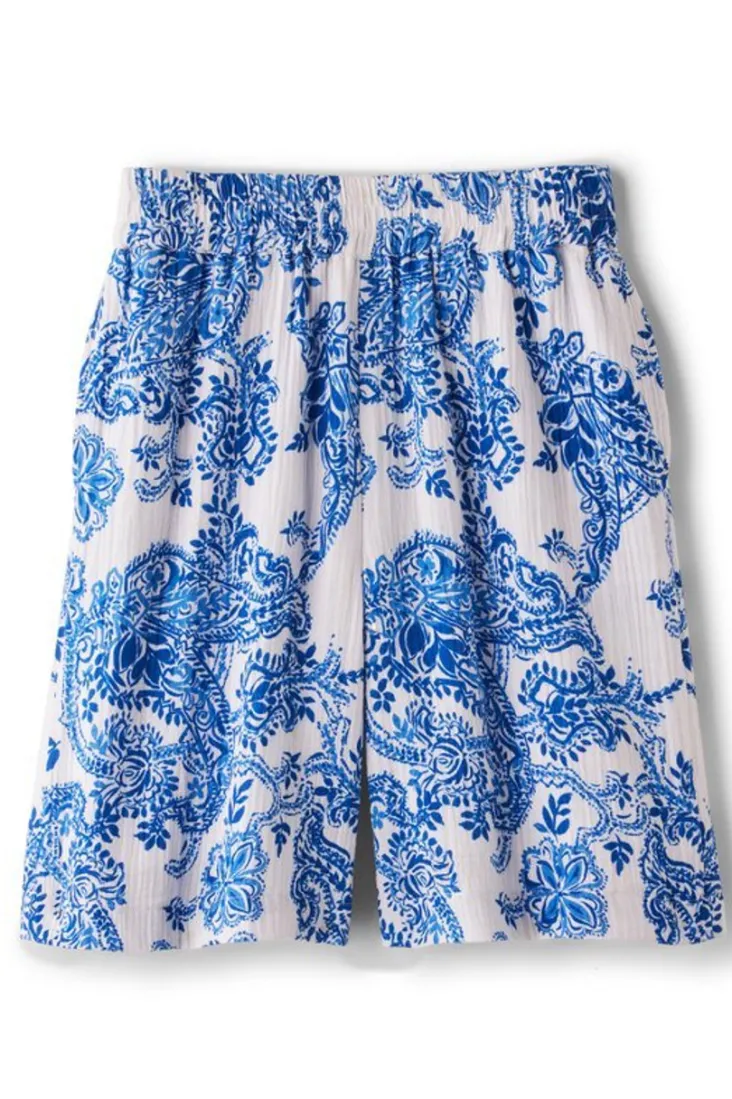 Soft Surroundings Pants|Shorts-Marilla Gauze Shorts