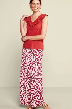 Soft Surroundings Tops-Marybeth Ruffle Tank