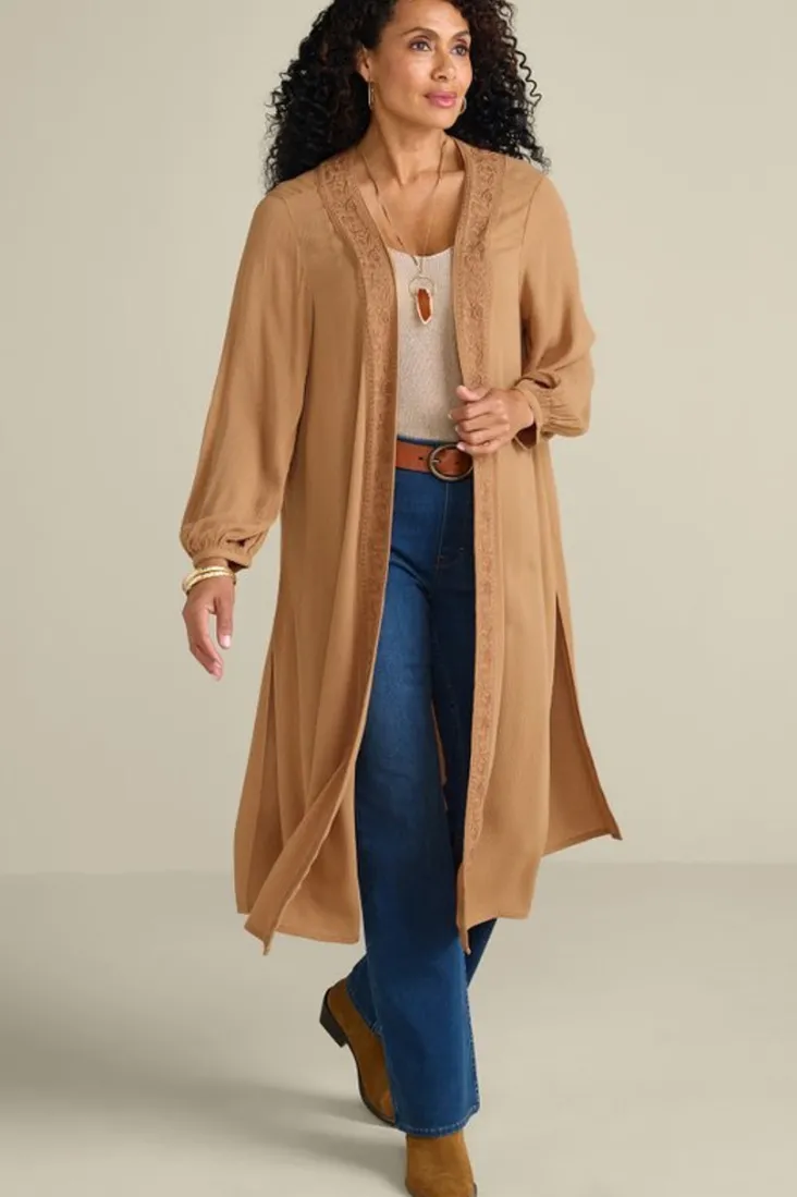 Soft Surroundings Toppers|Jackets & Coats-Megara Gauze Topper