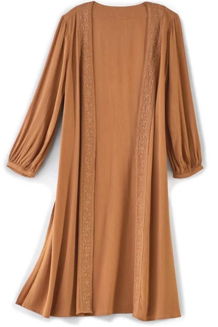 Soft Surroundings Toppers|Jackets & Coats-Megara Gauze Topper