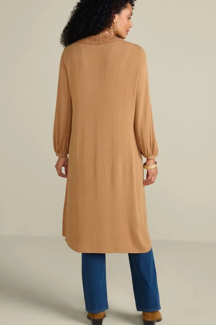 Soft Surroundings Toppers|Jackets & Coats-Megara Gauze Topper