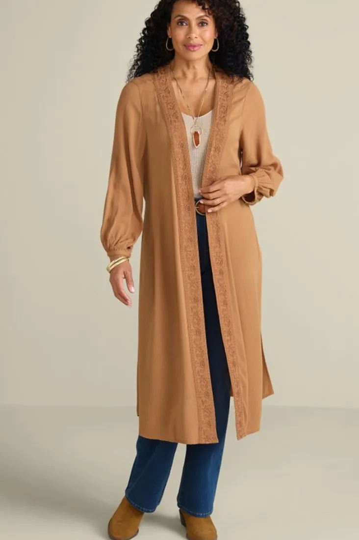 Soft Surroundings Toppers|Jackets & Coats-Megara Gauze Topper