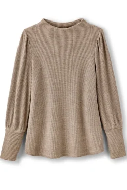 Soft Surroundings Tops-Melina Waffle Pullover