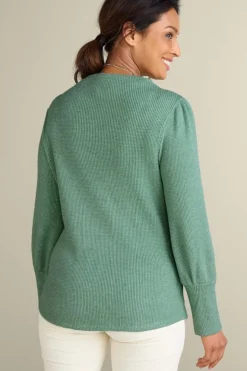 Soft Surroundings Tops-Melina Waffle Pullover