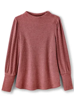 Soft Surroundings Tops-Melina Waffle Pullover
