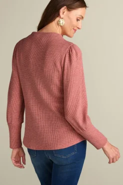 Soft Surroundings Tops-Melina Waffle Pullover