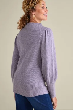 Soft Surroundings Tops-Melina Waffle Pullover