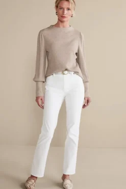 Soft Surroundings Tops-Melina Waffle Pullover