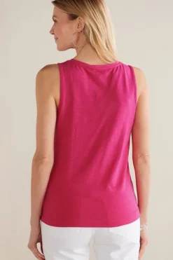 Soft Surroundings Tops-Mistral Supima Slub Tank