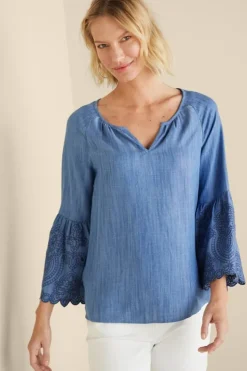 Soft Surroundings Tops-Misty Tencel™ Shirt
