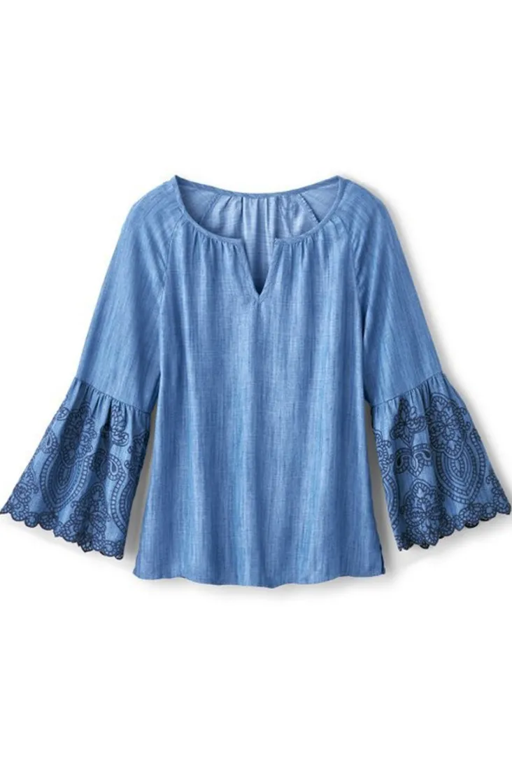 Soft Surroundings Tops-Misty Tencel™ Shirt