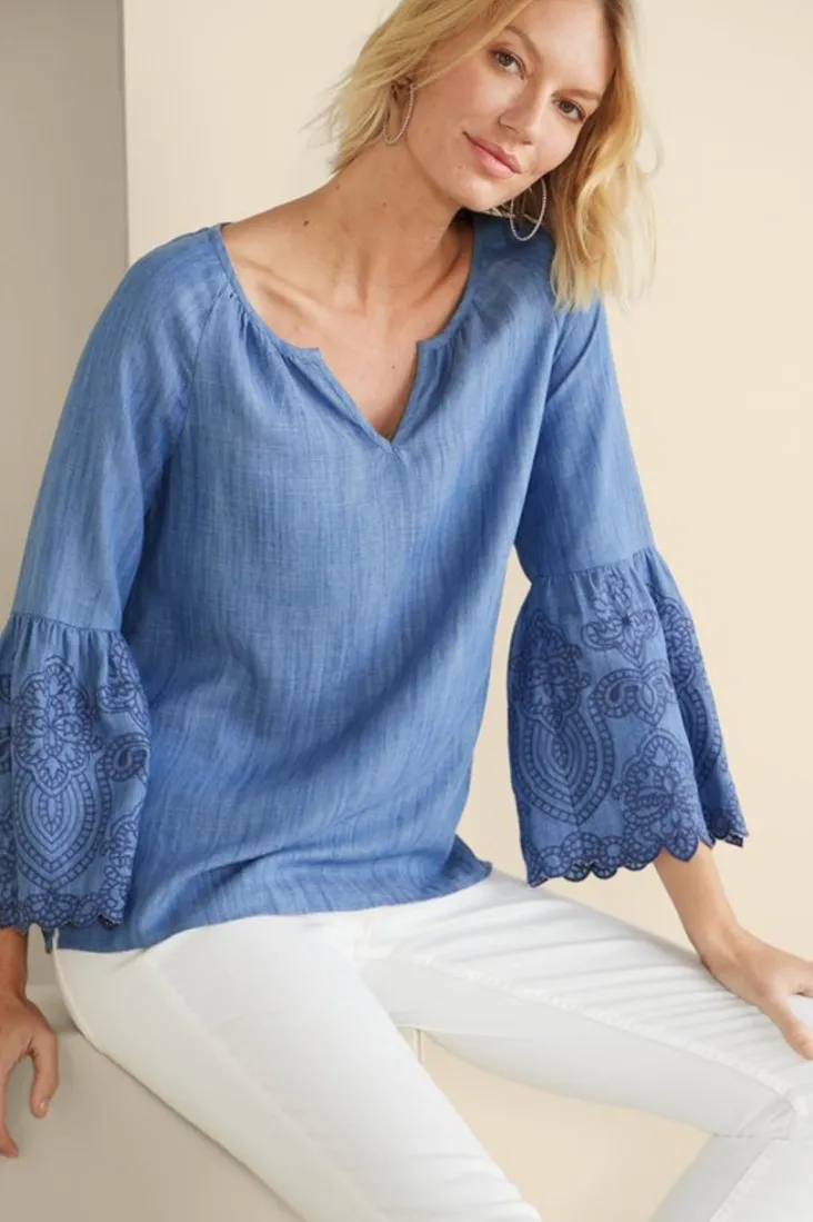 Soft Surroundings Tops-Misty Tencel™ Shirt