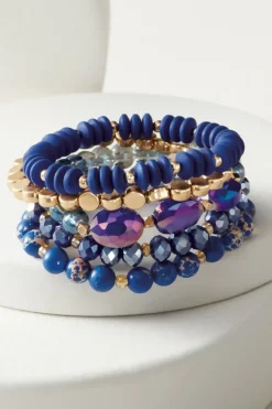 Soft Surroundings Jewelry|Bracelets-Nara Stretch Bracelet Set