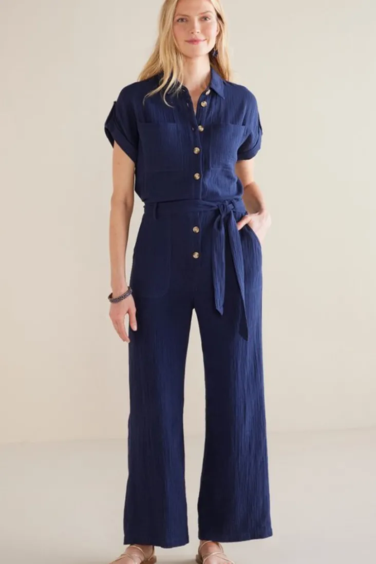 Soft Surroundings Dresses|Jumpsuits-Natasha Gauze Jumpsuit