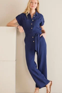 Soft Surroundings Dresses|Jumpsuits-Natasha Gauze Jumpsuit