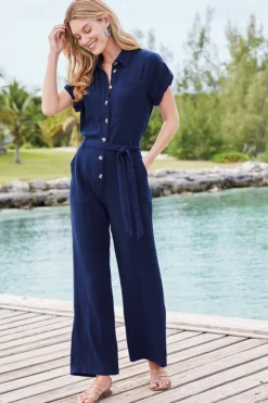 Soft Surroundings Dresses|Jumpsuits-Natasha Gauze Jumpsuit