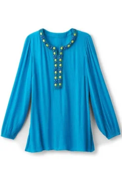 Soft Surroundings Tops-Nellie Gauze Tunic