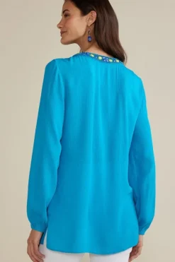 Soft Surroundings Tops-Nellie Gauze Tunic
