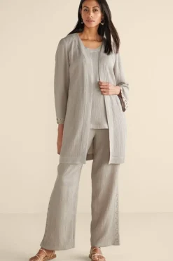 Soft Surroundings Tops|Toppers-Oceo Gauze Topper