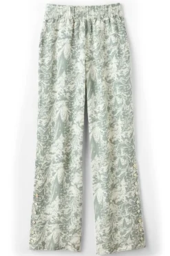 Soft Surroundings Pants-Oceo Gauze Wide-Leg Pants