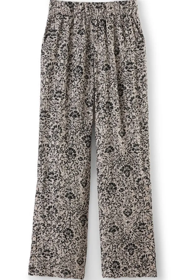 Soft Surroundings Pants-Oceo Gauze Wide-Leg Pants