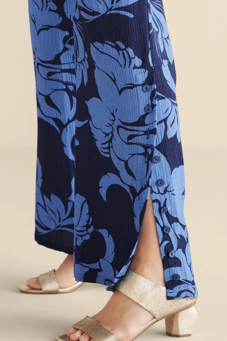 Soft Surroundings Pants-Oceo Gauze Wide-Leg Pants