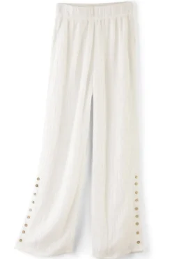 Soft Surroundings Pants-Oceo Gauze Wide-Leg Pants