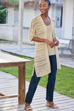 Soft Surroundings Tops|Sweaters & Cardigans-Opaline Shimmer Cardigan