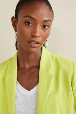 Soft Surroundings Toppers|Dresses-Portofino Linen Blend Boyfriend Blazer