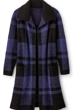 Soft Surroundings Sweaters & Cardigans-Posh Plaid Cardigan