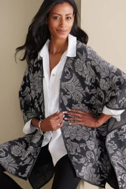 Soft Surroundings Scarves & Wraps-Rian Jacquard Ruana