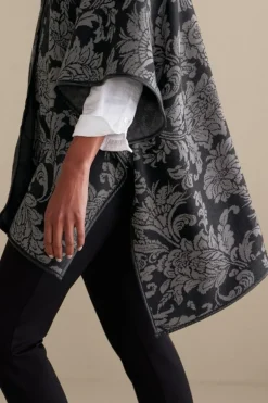 Soft Surroundings Scarves & Wraps-Rian Jacquard Ruana