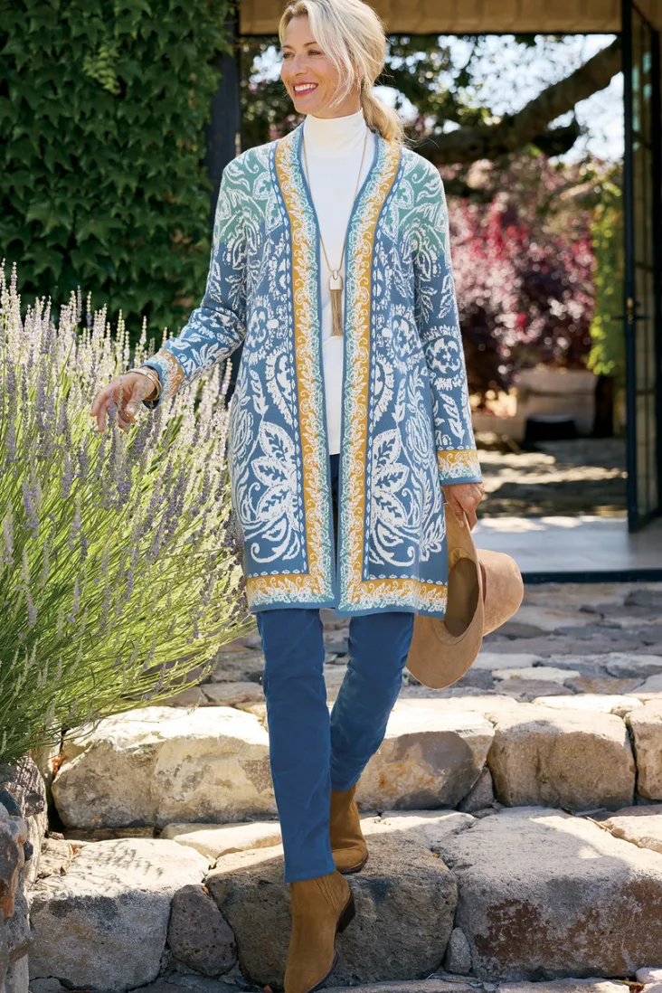 Soft Surroundings Pants-Rockland Corduroy Slim Leg Pull On Pants