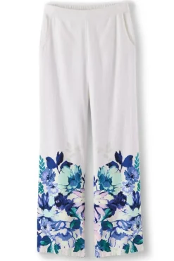 Soft Surroundings Pants-Ronna Linen Blend Wide Leg Pants