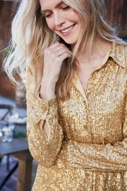 Soft Surroundings Tops-Sancerre Sequin Shirt