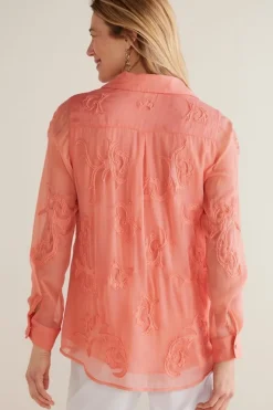 Soft Surroundings Tops-Savannah Embellished Tunic