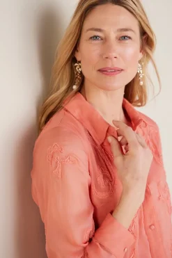 Soft Surroundings Tops-Savannah Embellished Tunic