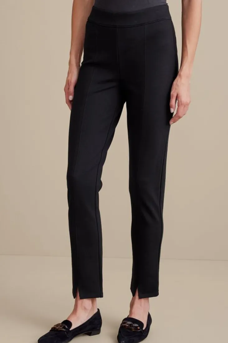 Soft Surroundings Pants-Soft Essential Ponte Slim Ankle Pants