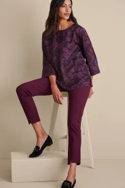 Soft Surroundings Pants-Soft Essential Ponte Slim Ankle Pants