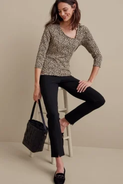 Soft Surroundings Pants-Soft Essential Ponte Slim Ankle Pants